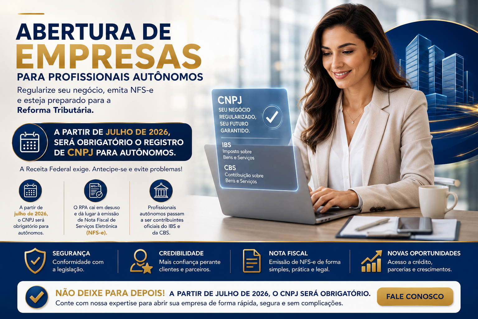 Abertura de Empresas para Profissionais Autônomos: O Que Muda com a Reforma Tributária e Como se Preparar